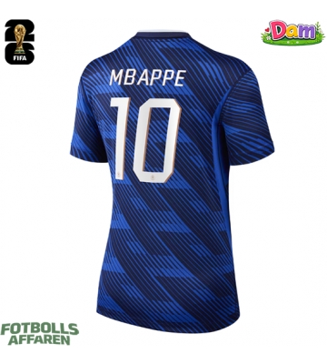 Frankrike Kylian Mbappe #10 Hemmatröja Kvinnor VM 2026 Kortärmad